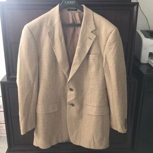 Lauren Ralph Lauren Suit Jacket 100% Silk Size 40R